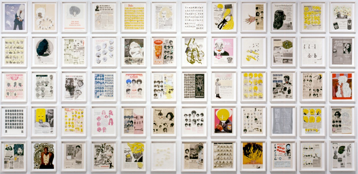 ELLEN GALLAGHER DeLuxe, 2004 - 2005 A portfolio of 60 etchings with photogravure, spitbite, collage, laser cutting, laser peeling, silkscreen, offset lithography, handpainting and plasticine sculptural additions.