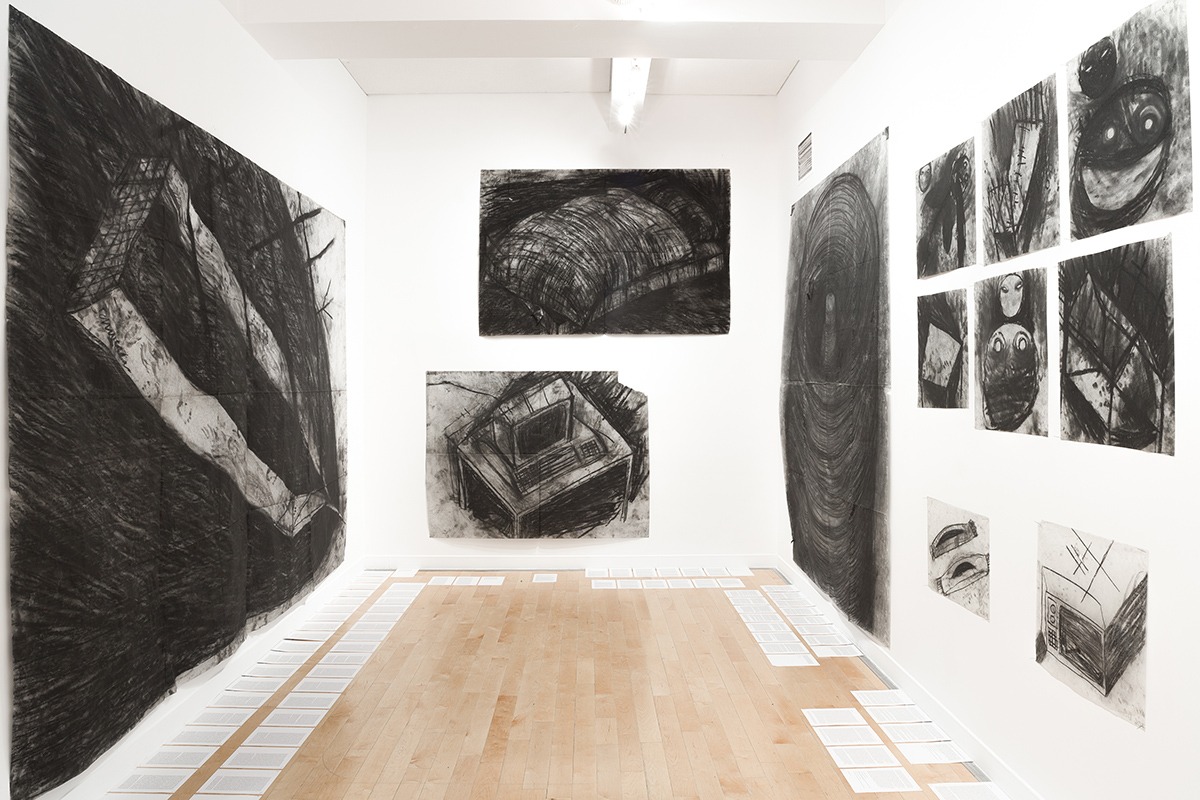 Miriam Cahn, installation view, Benaki Museum—Pireos Street Annexe, Athens, documenta 14, photo: Stathis Mamalakis