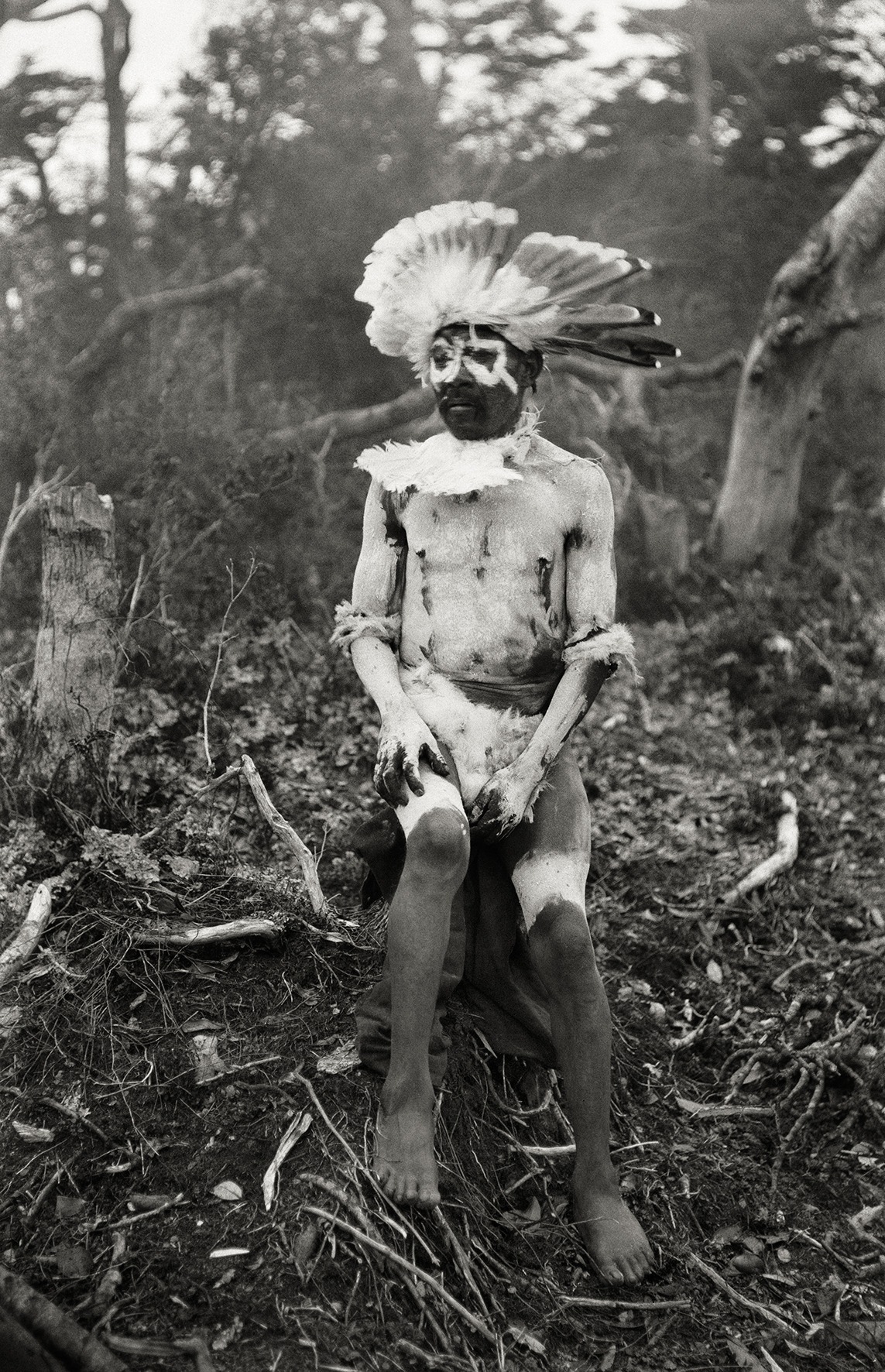 Chaman. Kawésqar, 1919-1924 © Martin Gusinde / Anthropos Institut / Éditions Xavier Barral